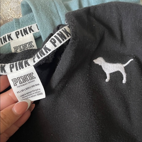 Victoria's Secret Hoodies in Pink, Teal, and Black - Picture 5 of 5